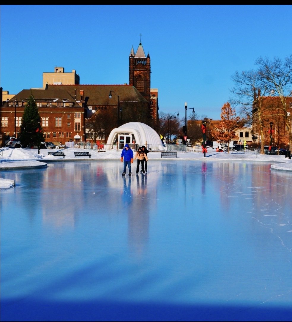 Ice Rink Reflection